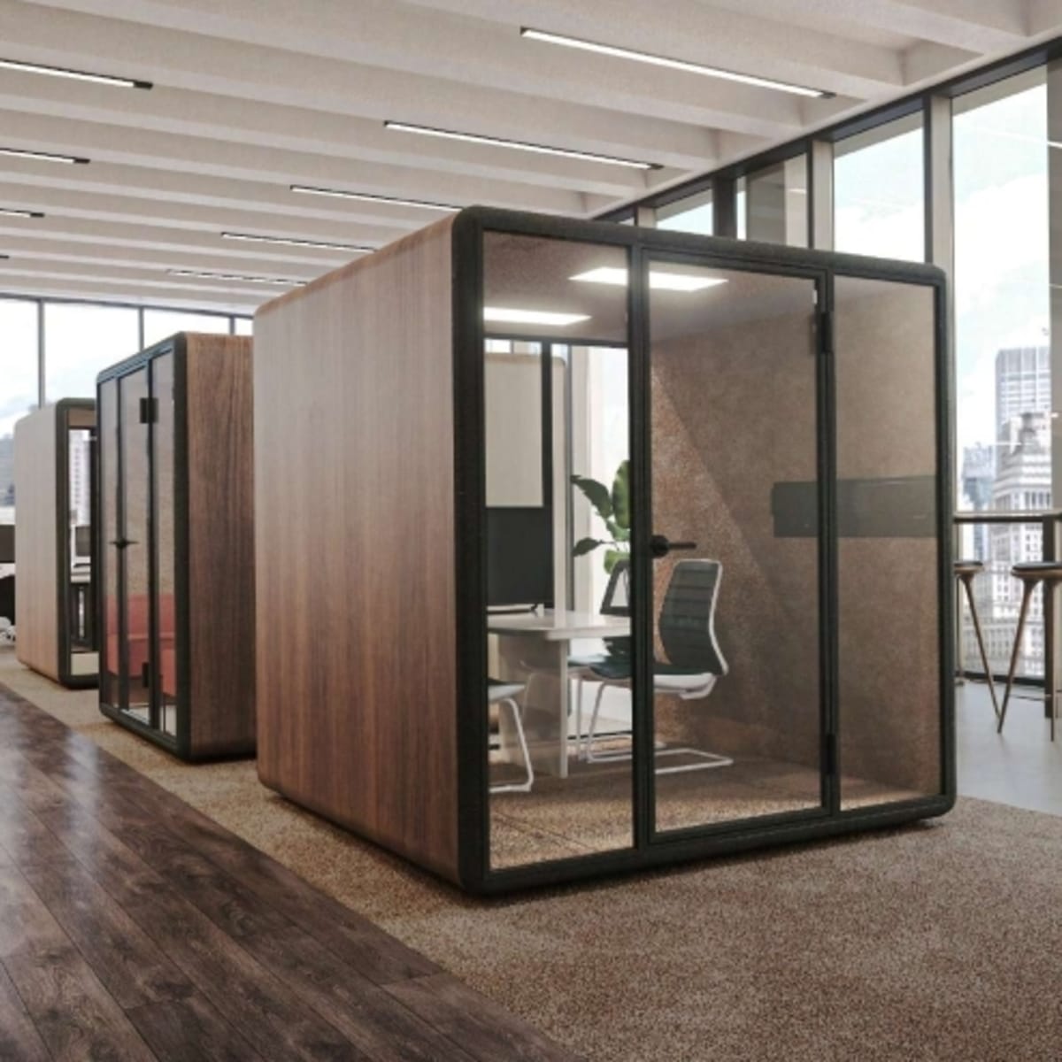 KOPLUS Meeting Pod Soundproof Duo+ Meeting Pod With UV-C Lamp Ergoworks