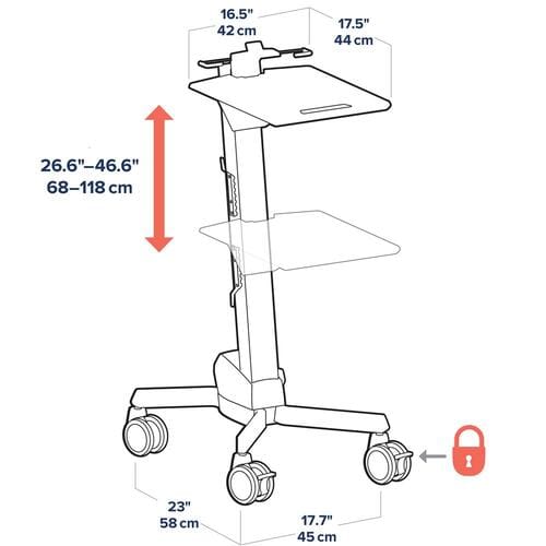 ERGOTRON Neo-Flex® Laptop Cart Ergoworks