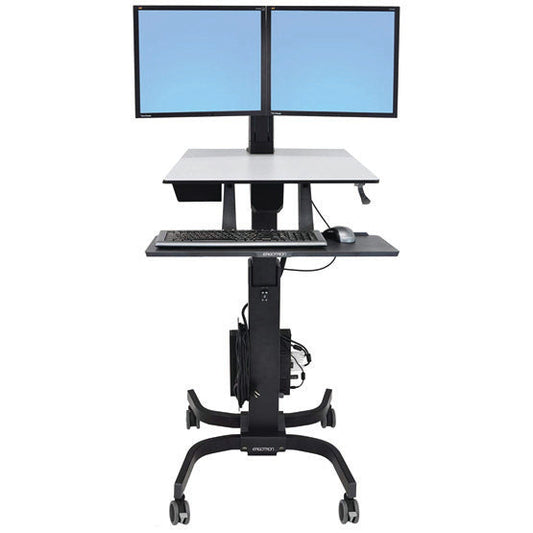 ERGOTRON WorkFit-C, Dual Sit-Stand Workstation Ergoworks