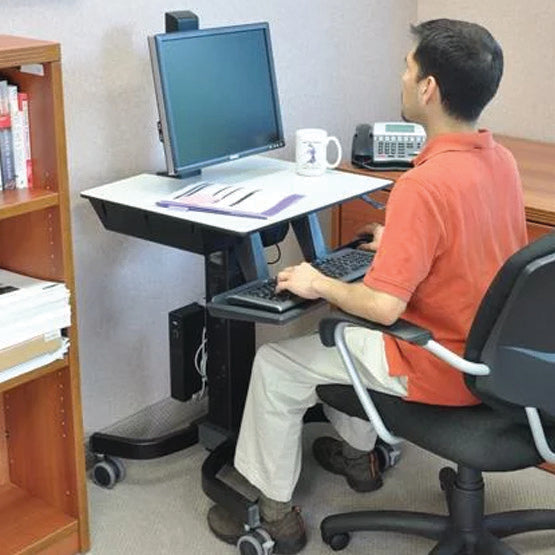 ERGOTRON WorkFit-C, Single LD Sit-Stand Workstation Ergoworks