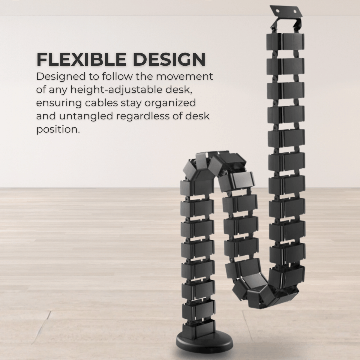 Ergoworks Under-Desk Accessories Cable Management Spine Ergoworks