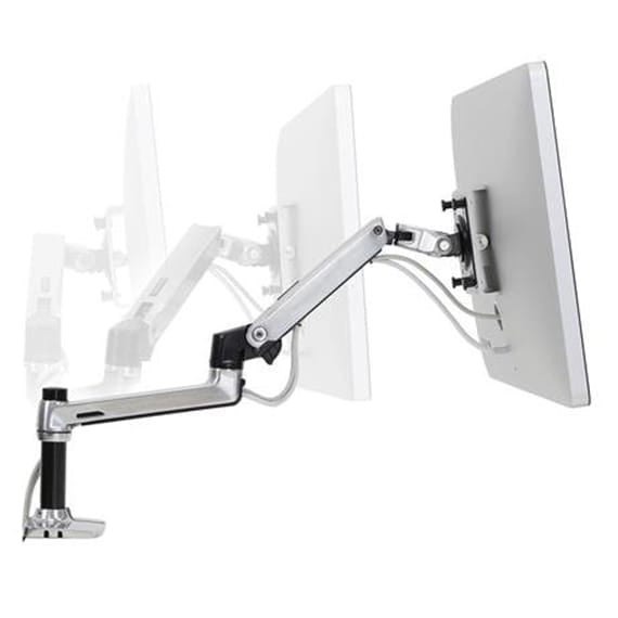 ERGOTRON Monitor Arm LX Desk Mount Monitor Arm (polished aluminum) Ergoworks