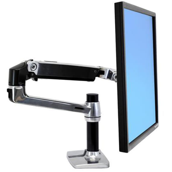 ERGOTRON Monitor Arm LX Desk Mount Monitor Arm (polished aluminum) Ergoworks