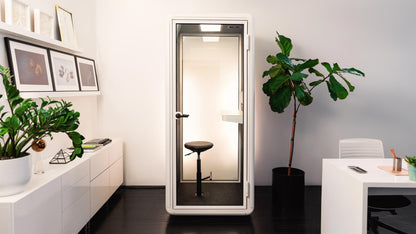 KOPLUS Meeting Pod Soundproof KOLO SOLO Single Pod With Stool & UV-C Lamp Ergoworks