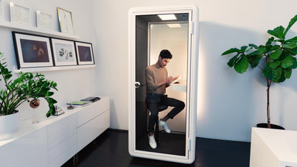 KOPLUS Meeting Pod Soundproof KOLO SOLO Single Pod With Stool & UV-C Lamp Ergoworks