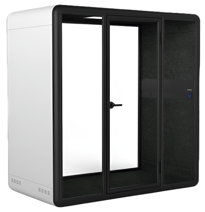 KOPLUS Meeting Pod KP2212DO-BK-WH-DG (BLACK/WHITE/DARK GREY) Soundproof KOLO DUO Meeting Pod With UV-C Lamp Ergoworks