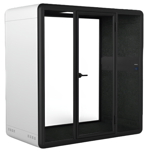 KOPLUS Meeting Pod KP2212DO-BK-WH-DG (BLACK/WHITE/DARK GREY) Soundproof KOLO DUO Meeting Pod With UV-C Lamp Ergoworks