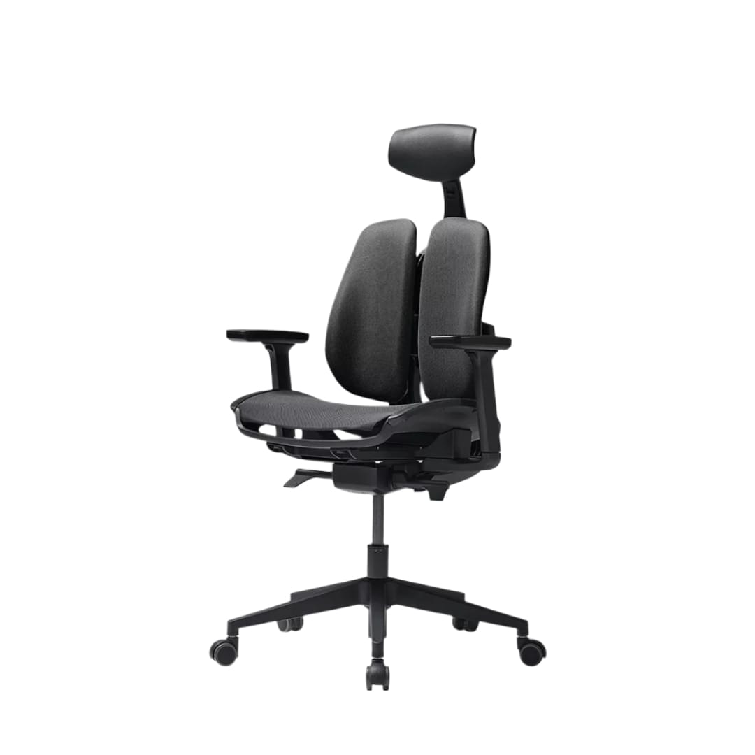 DUOREST Office Chairs Ash Black / Black D2 Dual Comfort Chair D2-200M Ergoworks