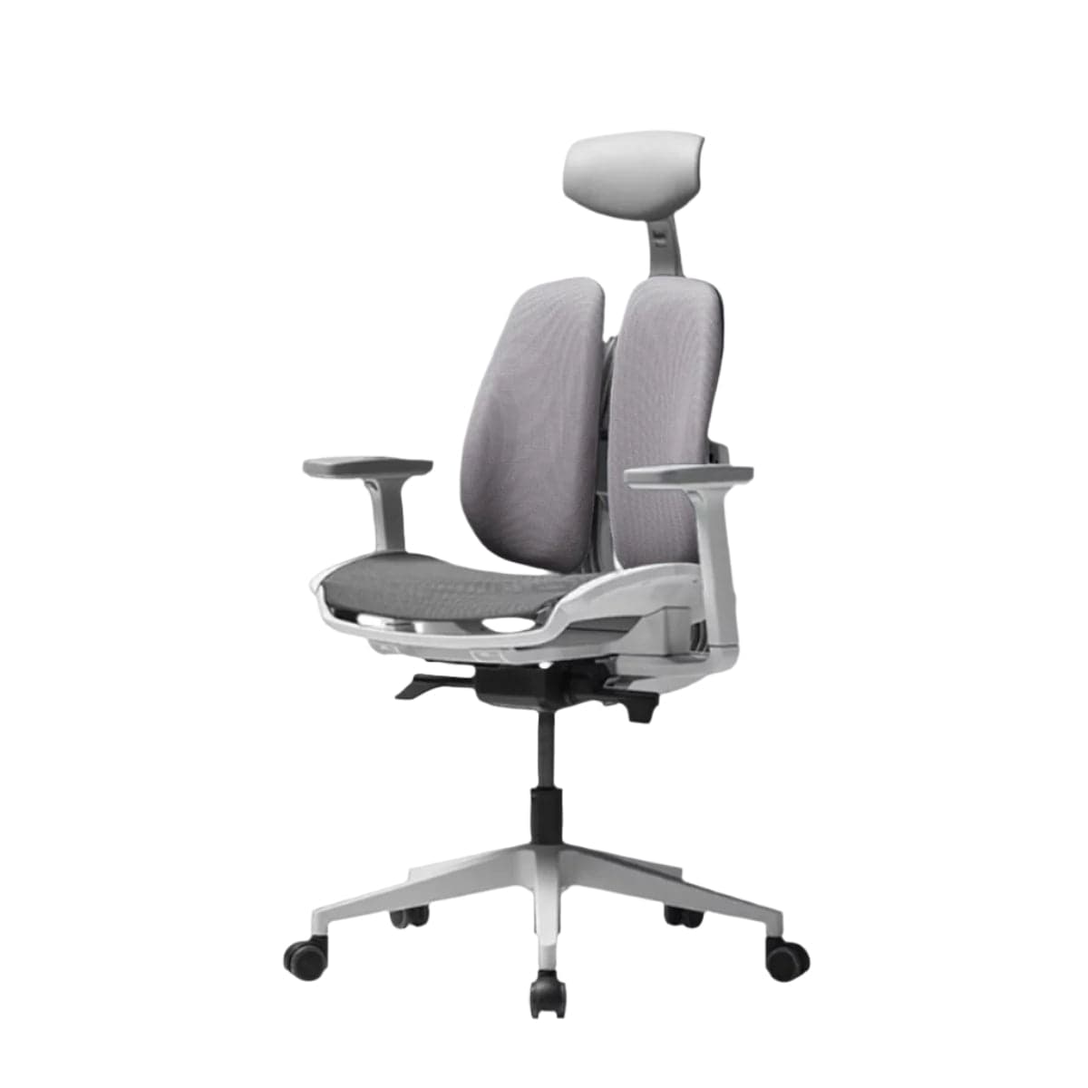 DUOREST Office Chairs Ash Grey / White D2 Dual Comfort Chair D2-200M Ergoworks