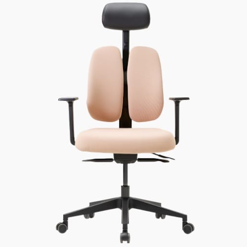 DUOREST Office Chairs Beige / Black [Special Promo] Gold Renewal Ergonomic Chair Ergoworks