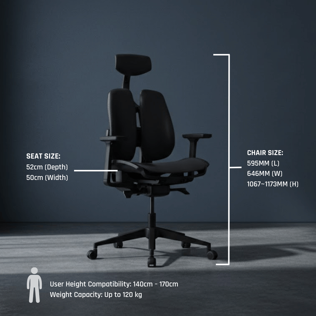 DUOREST Office Chairs D2 Dual Comfort Chair D2-200M Ergoworks