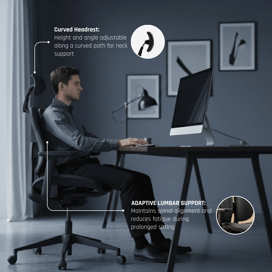 DUOREST Office Chairs D2 Dual Comfort Chair D2-200M Ergoworks