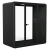 KOPLUS Meeting Pod KP2212DO-BK-WH-DG (BLACK/WHITE/DARK GREY) Soundproof KOLO DUO Meeting Pod With UV-C Lamp Ergoworks