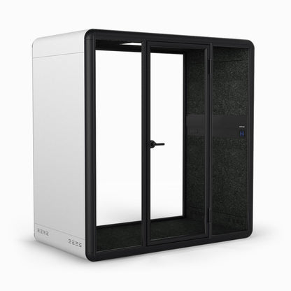 KOPLUS Meeting Pod KP2212DO-BK-WH-DG (BLACK/WHITE/DARK GREY) Soundproof KOLO DUO Meeting Pod With UV-C Lamp Ergoworks