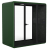 KOPLUS Meeting Pod KP2212DO-BK-WH-DG (BLACK/WHITE/DARK GREY) Soundproof KOLO DUO Meeting Pod With UV-C Lamp Ergoworks
