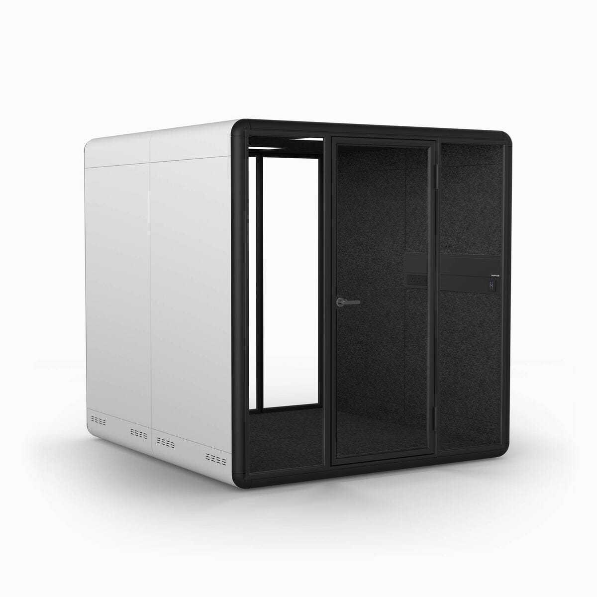 KOPLUS Meeting Pod KP 2223DO-BK-WH-DG (Black/White/Dark Grey) Soundproof Duo+ Meeting Pod With UV-C Lamp Ergoworks