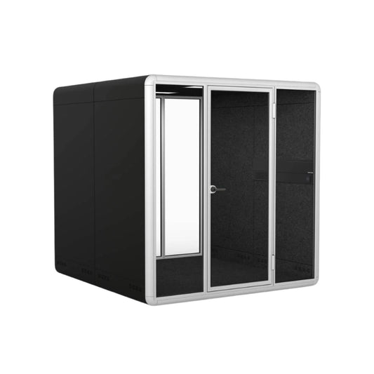 KOPLUS Meeting Pod KP 2223DO-WH-BK-DG (White/Black/Dark Grey) Soundproof Duo+ Meeting Pod With UV-C Lamp Ergoworks