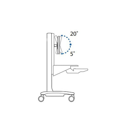 ERGOTRON WorkFit-C, Single LD Sit-Stand Workstation Ergoworks