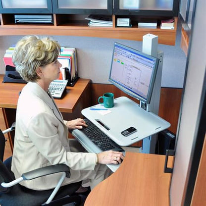 ERGOTRON WorkFit-C, Single LD Sit-Stand Workstation Ergoworks