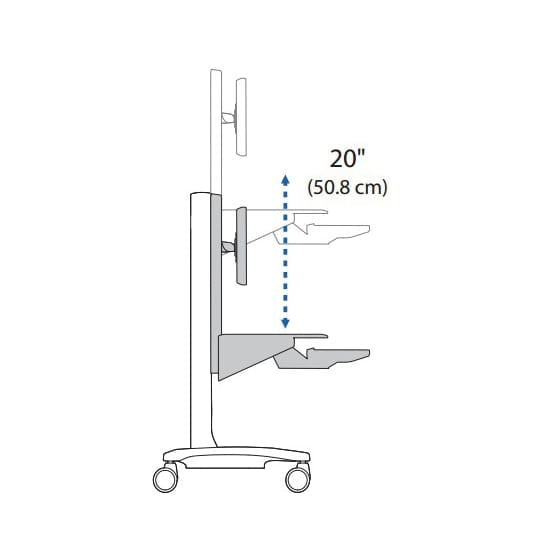 ERGOTRON WorkFit-C, Single LD Sit-Stand Workstation Ergoworks