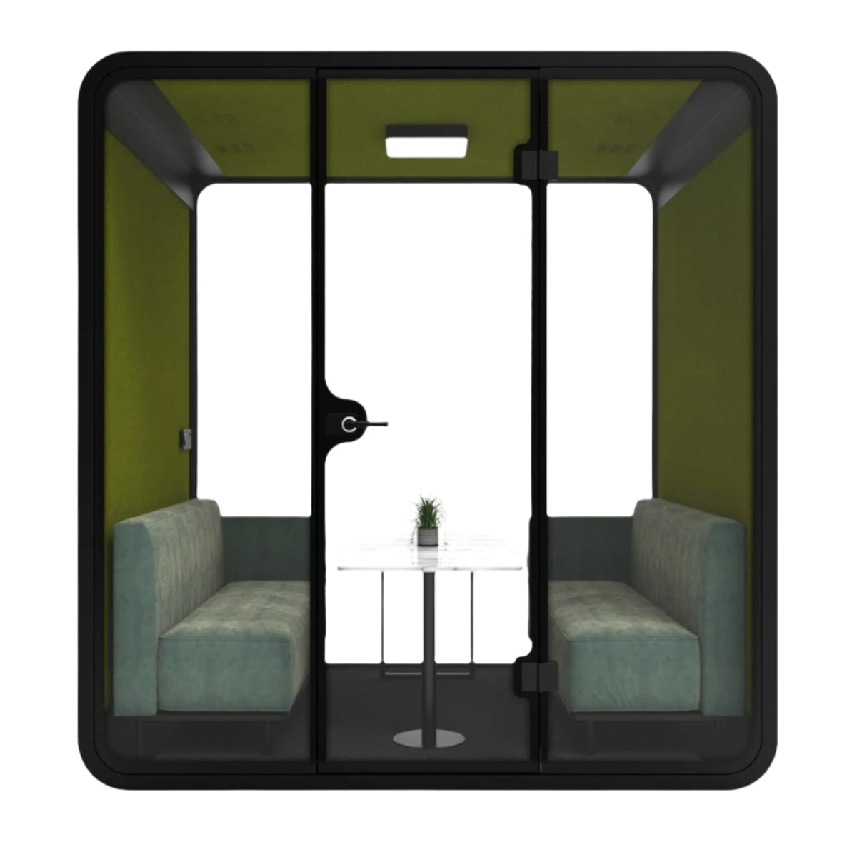 Ergoworks Meeting Pod Black Soundproof Acoustic Meeting Pod (4 to 6 pax) Ergoworks