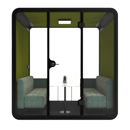 Ergoworks Meeting Pod Black Soundproof Acoustic Meeting Pod (4 to 6 pax) Ergoworks