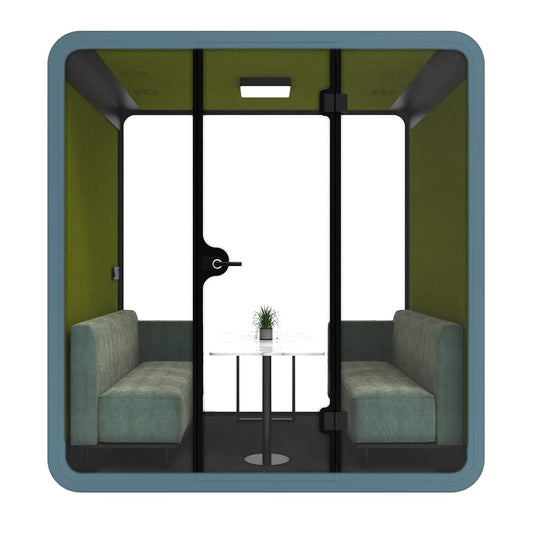 Ergoworks Meeting Pod Blue Soundproof Acoustic Meeting Pod (4 to 6 pax) Ergoworks
