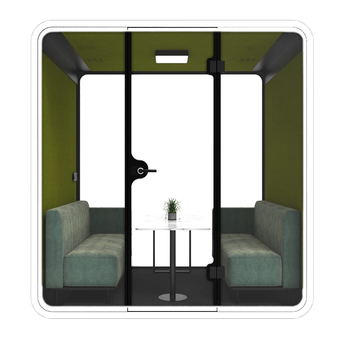 Ergoworks Meeting Pod White Soundproof Acoustic Meeting Pod (4 to 6 pax) Ergoworks