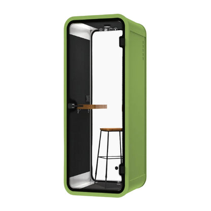 Ergoworks Meeting Pod Green Soundproof Acoustic Work Phone Booth Single Pod Ergoworks