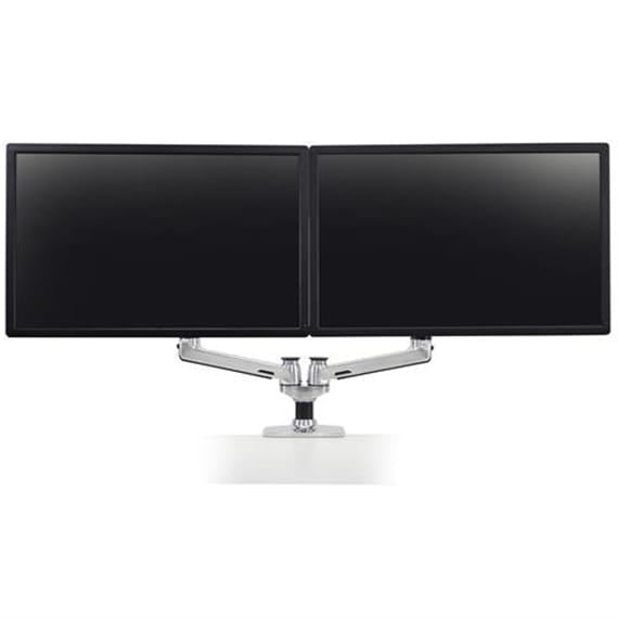 ERGOTRON Monitor Arm LX Dual Side-by-Side Monitor Arm (polished aluminum) Ergoworks