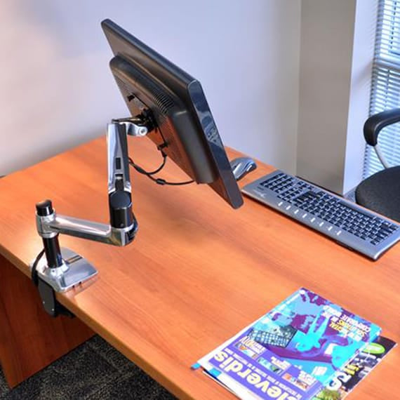 ERGOTRON Monitor Arm LX Desk Mount LCD Monitor Arm, Tall Pole Ergoworks