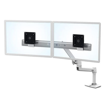 ERGOTRON Monitor Arm LX Desk Dual Direct Monitor Arm (white) Ergoworks