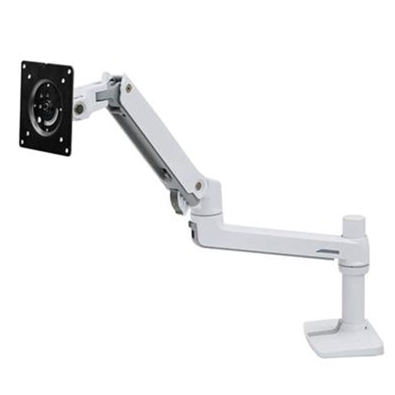 ERGOTRON Monitor Arm LX Desk Mount LCD Monitor Arm, White Ergoworks