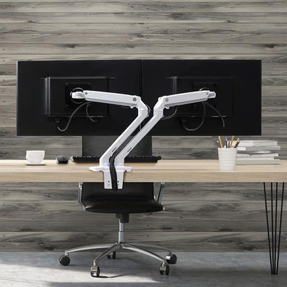 ERGOTRON Monitor Arm MXV Desk Dual Monitor Arm (white) Ergoworks