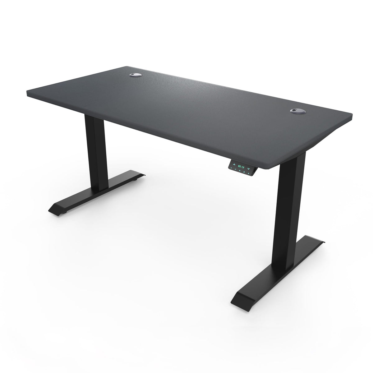Ergoworks Electric Desk Dark Grey (MFC201) (+$30) / Black [Customizable] Signature Standing Desk, MFC Tabletop (White Frame Pre-Order) Ergoworks