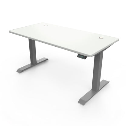 Ergoworks Electric Desk White (MFC101) / Grey / 1200mmx700mm [Customizable] Signature Standing Desk, MFC Tabletop Ergoworks