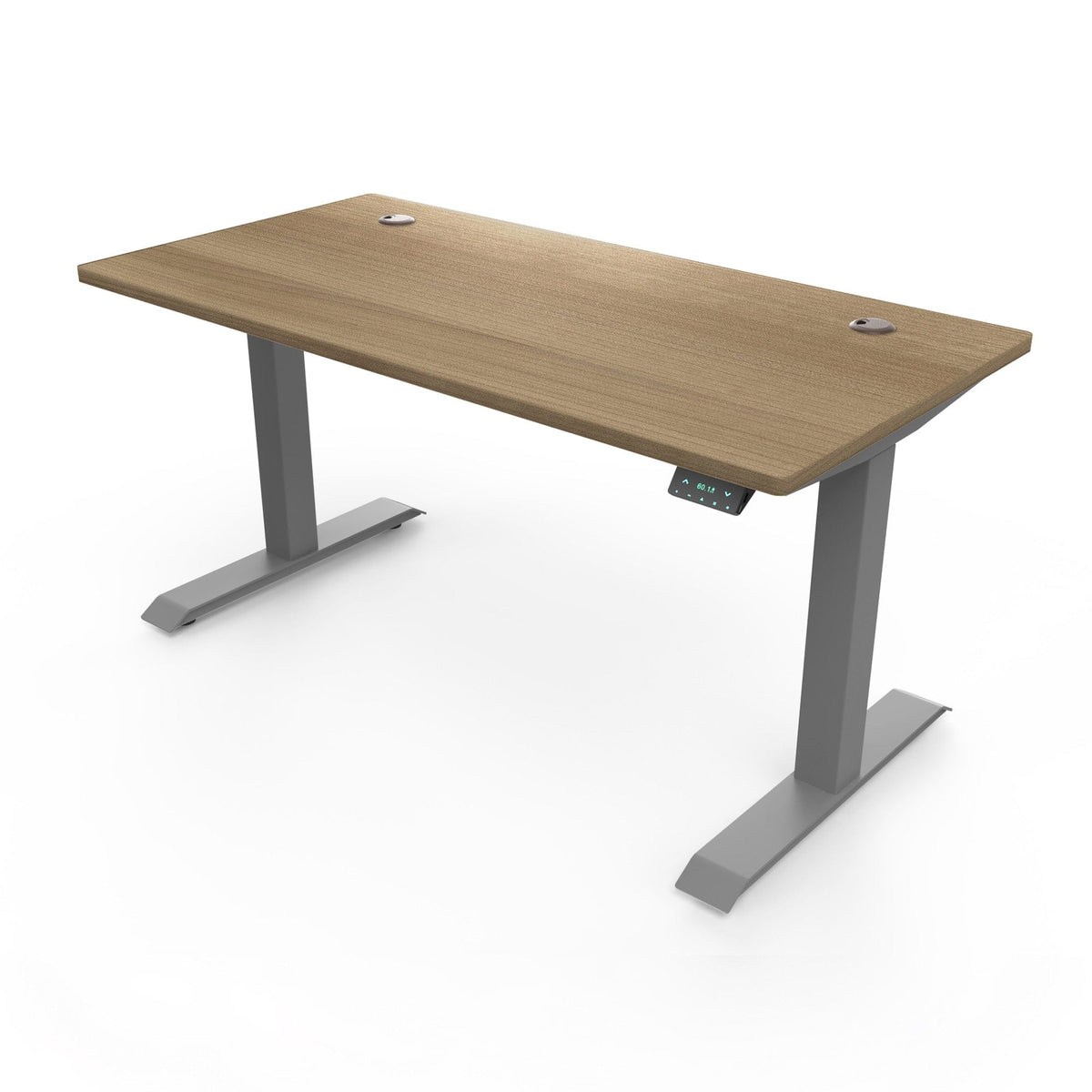 Ergoworks Electric Desk Cherry Cappuccino (MFC067) (+$30) / Grey / 1200mmx700mm [Customizable] Signature Standing Desk, MFC Tabletop Ergoworks