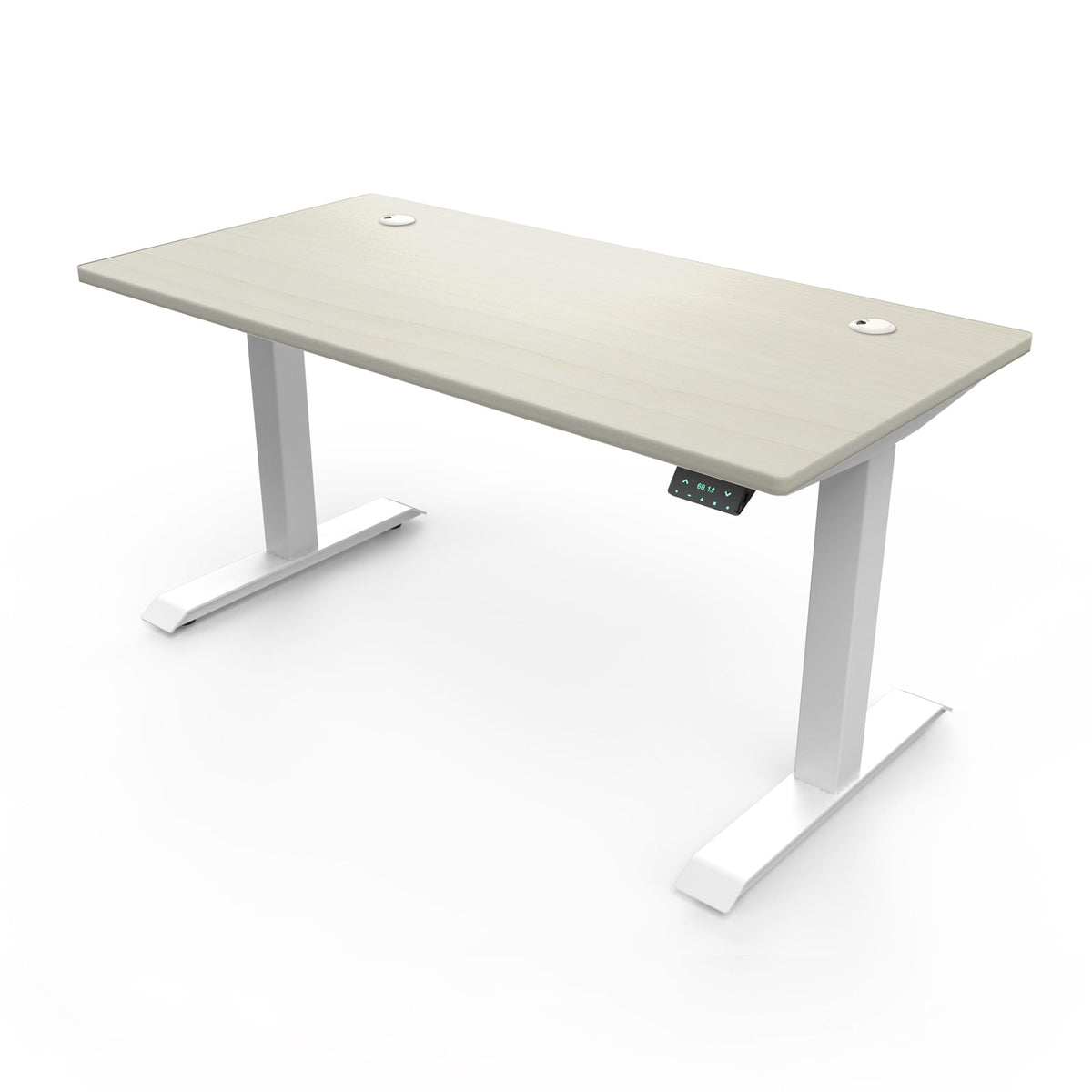 Ergoworks Electric Desk [Customizable] Signature Standing Desk, MFC Tabletop (White Frame Pre-Order) Ergoworks