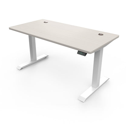 Ergoworks Electric Desk [Customizable] Signature Standing Desk, MFC Tabletop (White Frame Pre-Order) Ergoworks