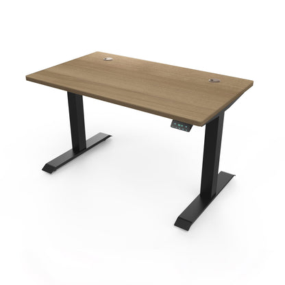 Ergoworks Electric Desk Cherry Cappuccino (MFC067) (+$30) / Black [Customizable] Miniature Standing Desk, MFC Tabletop (White Frame Pre-Order) Ergoworks