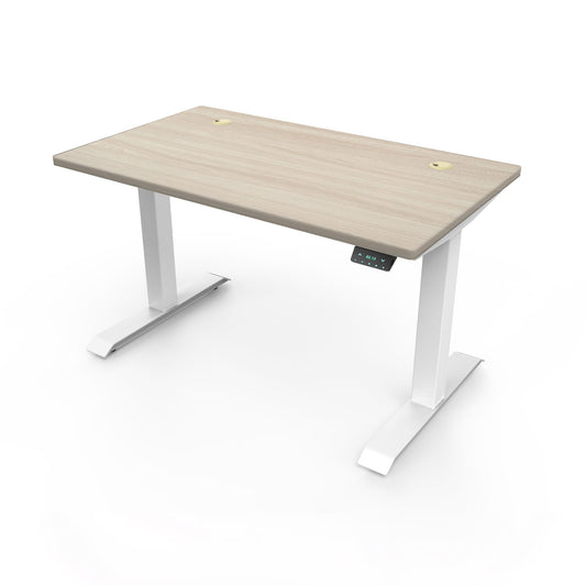 Ergoworks Electric Desk [Customizable] Miniature Standing Desk, MFC Tabletop (White Frame Pre-Order) Ergoworks