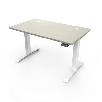 Ergoworks Electric Desk [Customizable] Miniature Standing Desk, MFC Tabletop (White Frame Pre-Order) Ergoworks