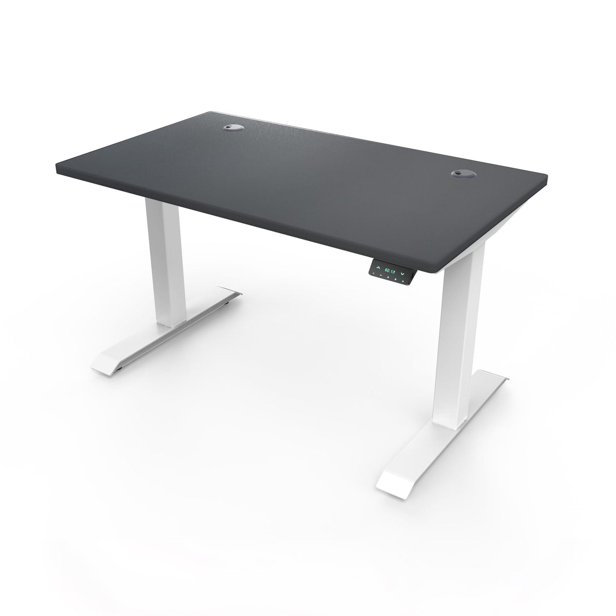 Ergoworks Electric Desk Dark Grey (MFC201) (+$30) / White [Customizable] Miniature Standing Desk, MFC Tabletop (White Frame Pre-Order) Ergoworks