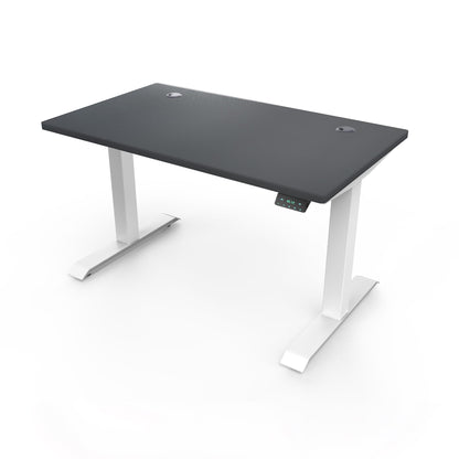 Ergoworks Electric Desk Dark Grey (MFC201) (+$30) / White [Customizable] Miniature Standing Desk, MFC Tabletop (White Frame Pre-Order) Ergoworks