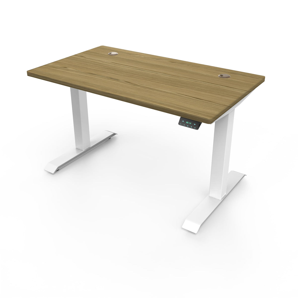 Ergoworks Electric Desk [Customizable] Miniature Standing Desk, MFC Tabletop (White Frame Pre-Order) Ergoworks