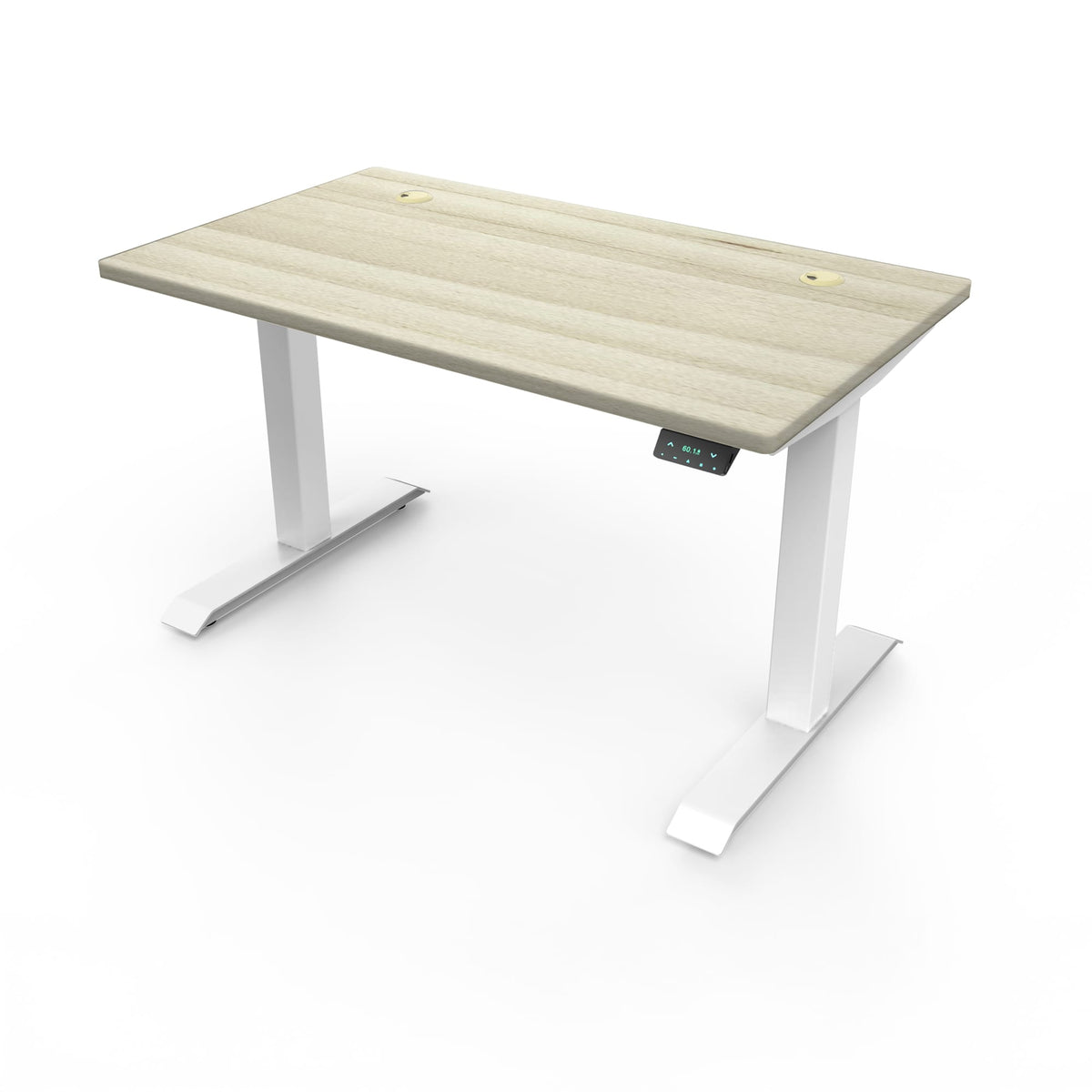 Ergoworks Electric Desk [Customizable] Miniature Standing Desk, MFC Tabletop (White Frame Pre-Order) Ergoworks