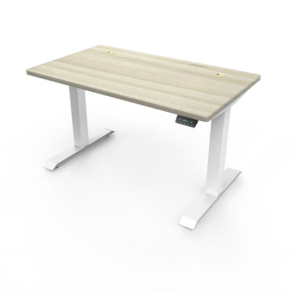 Ergoworks Electric Desk [Customizable] Miniature Standing Desk, MFC Tabletop (White Frame Pre-Order) Ergoworks