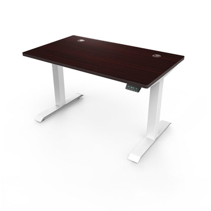 Ergoworks Electric Desk [Customizable] Miniature Standing Desk, MFC Tabletop (White Frame Pre-Order) Ergoworks