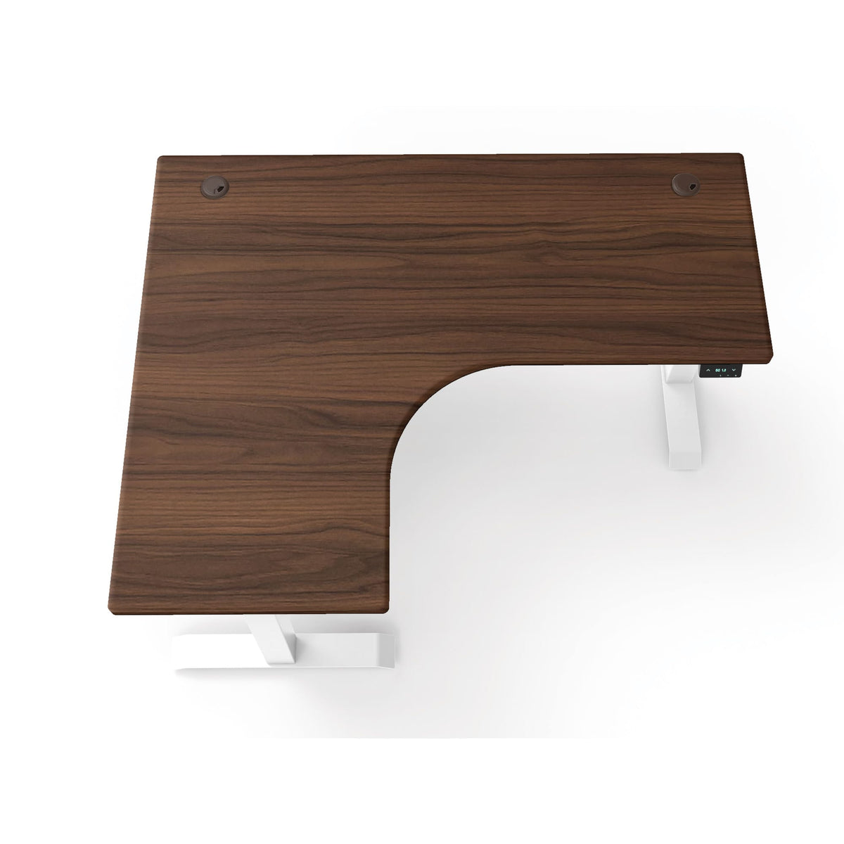 Ergoworks L-Shaped Electric Desk [Customizable] L-Shaped Extended Standing Desk, MFC Tabletop Ergoworks
