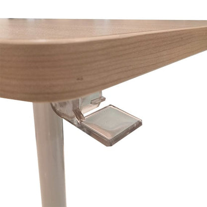 ERGOWORKS Mobile Single Pole Pneumatic Adjustable Desk Ergoworks